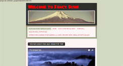 Desktop Screenshot of fancysushiq.com