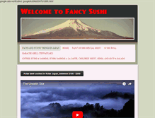 Tablet Screenshot of fancysushiq.com